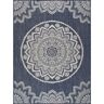 Beverly Rug Blue 5 ft. x 7 ft. Waikiki Insignia Modern Indoor Outdoor Area Rug