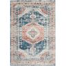 StyleWell Harley Barbed Mast Medallion Blue 7 ft. x 9 ft. Area Rug