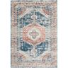 StyleWell Harley Barbed Mast Medallion Blue 8 ft. x 10 ft. Area Rug