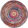 nuLOOM Tammara Colorful Braided Multi 8 ft. Round Rug