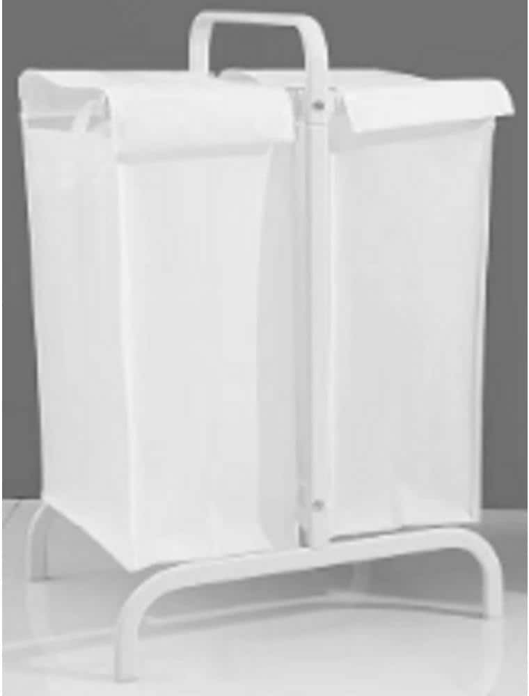 Tileon 2-Tier Laundry Hamper 110 l Oxford Clothes Basket Sorter with Lid and Sorting Cards for Clothes and Toys Storage