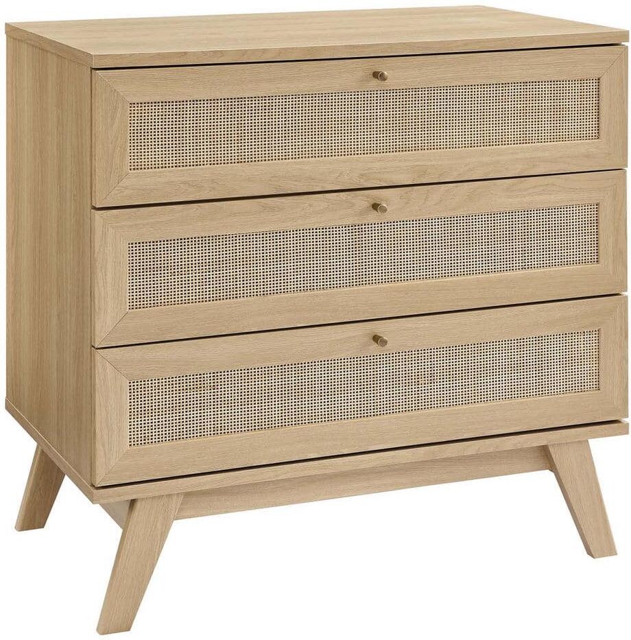 MODWAY Soma 3-Drawer Dresser in Oak