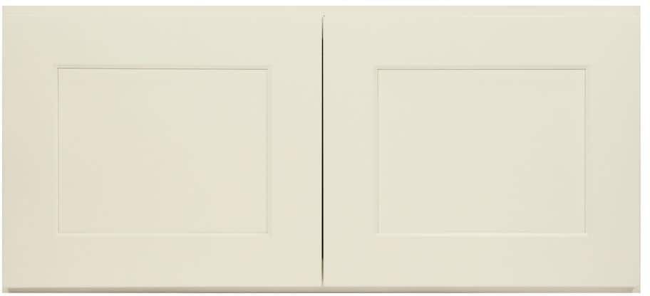 HOMEIBRO Antique White Shaker Style Ready to Assemble Stock Wall Kitchen Cabinet (33 in. W x 15 in. H x 24 in. D)