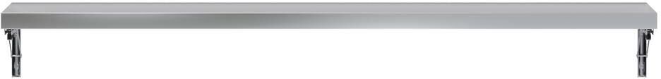 AMGOOD 12 in. x 60 in. Stainless Steel Folding Wall Shelf. Food Truck, Kitchen, Restaurant, Utility Room Decorative Wall Shelf