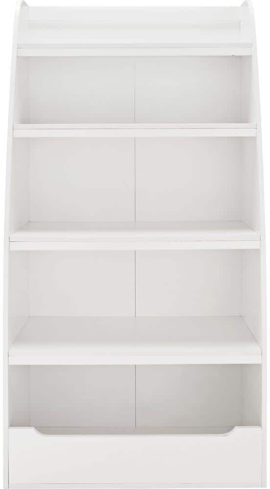 Ameriwood Home Neptune Kids White 4-Shelf Bookcase