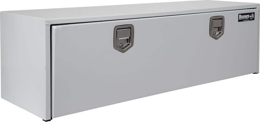 Buyers Products Company 18 in. x 18 in. x 60 in. White Steel Underbody Truck Tool Box