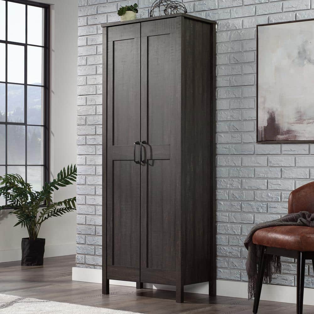 SAUDER Select Blade Walnut Accent Storage Cabinet with 2-Doors