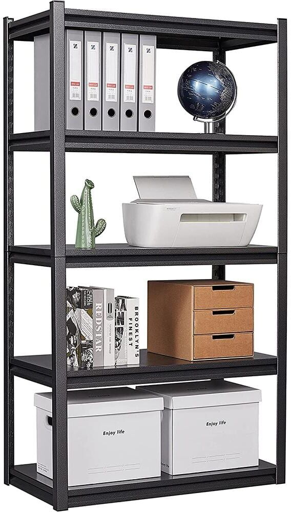 LISSIMO 5- Tier Garage Shelving Heavy Duty Storage Shelves for Garage Storage Rack Adjustable