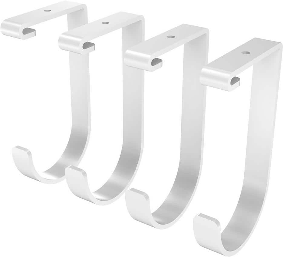 FLEXIMOUNTS Accessory Hook for Overhead Ceiling Mount Garage Storage Rack in White