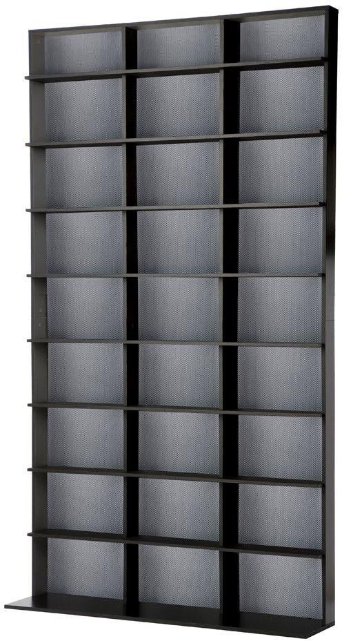 Atlantic Elite Media Storage Cabinet Large 837CD/531DVD/630BR Black