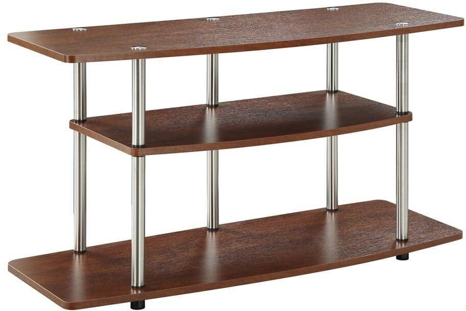 Convenience Concepts Designs2Go 42 in. Cherry Particle Board TV Stand 42 in. with Cable Management