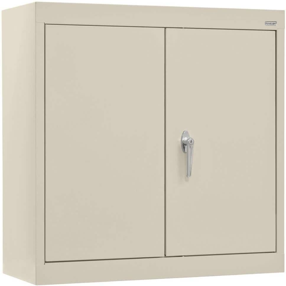 Sandusky Wall Mounted Garage Cabinet in Putty(30 in. W x 26 in. H x 12 in. D)