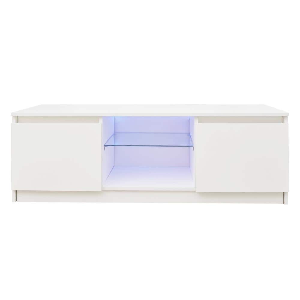 Modern LED TV Cabinet, Modern LED TV Cabinet with Storage Drawers, Living Room Entertainment Center Media Console Table