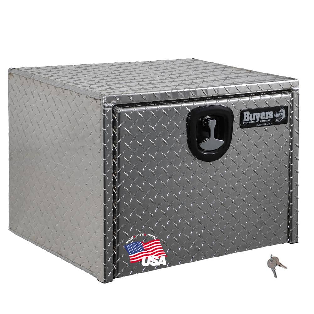 Buyers Products Company 24 in. x 24 in. x 24 in. Diamond Plate Tread Aluminum Underbody Truck Tool Box