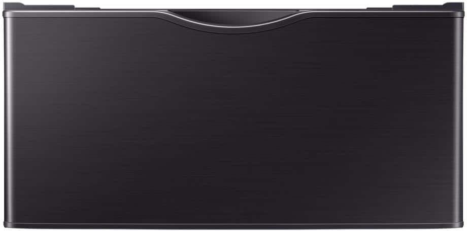 Samsung 27 in. Laundry Pedestal in Fingerprint-Resistant Brushed Black with Storage Drawer