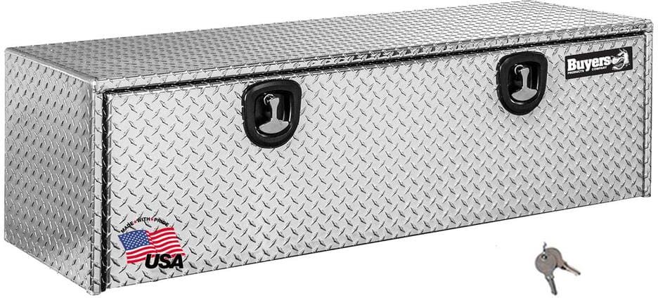 Buyers Products Company 24 in. x 24 in. x 60 in. Diamond Plate Tread Aluminum Underbody Truck Tool Box