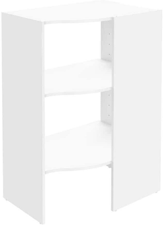 ClosetMaid Selectives 29 in. W White Corner Base Organizer for Wood Closet System