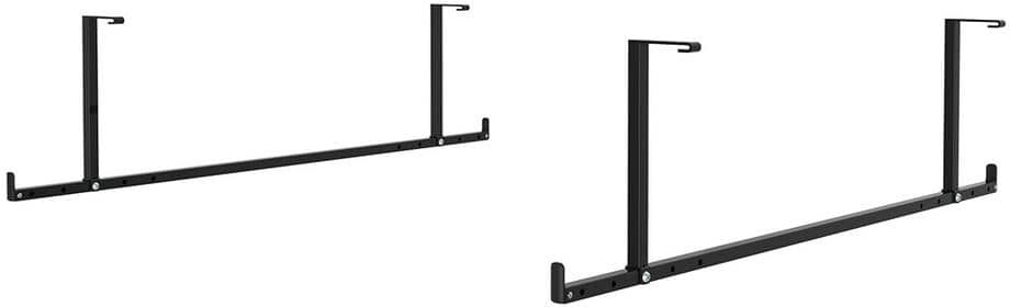 FLEXIMOUNTS GRH4B Overhead Garage Rack Hanging Bar Accessory 2-Pack Black