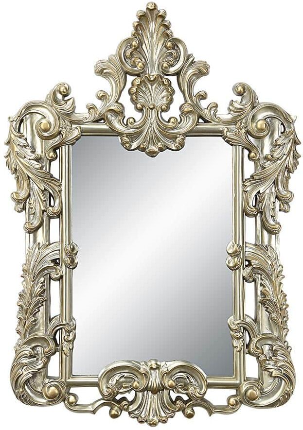 Acme Furniture Sorina 3 in. W x 59 in. H Wood Gold Dresser Mirror