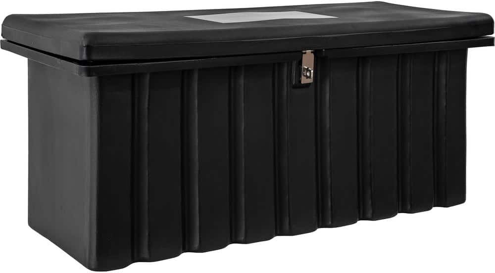 Buyers Products Company 22.5 in. x 19.5 in. x 51 in. Matte Black Plastic All-Purpose Truck Tool Box Chest