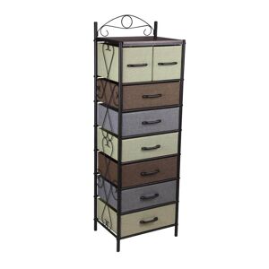 HOUSEHOLD ESSENTIALS 54.25 in. H x 17.75 in. W x 13.25 in. D 8-Drawer Tower, Multiple
