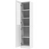 FUFU&GAGA White Wood Storage Cabinet Buffet and Hutch Combination Cabinet With Shelves (158 Cabinet)