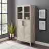 Welwick Designs 68 in. Birch Chevron Storage Cabinet