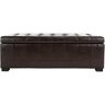 SAFAVIEH Angelina Brown Upholstered Storage Entryway Bench