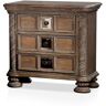 Furniture of America Nevva 3-Drawer Rustic Natural Tone Nightstand (29 in. H x 30 in. W x 17 in. D