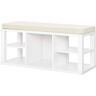 Ameriwood Nelson White Storage Bench