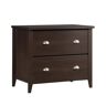 SAUDER Summit Station 2-Drawer Cinnamon Cherry Engineered Wood 33.858 in. Lateral File Cabinet