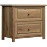 SAUDER Hillmont Farm 2-Drawer Timber Oak Engineered Wood 35.276 in. W Lateral File Cabinet