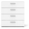 Tvilum Austin 4-Drawer White Chest of Drawers