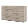 Tvilum Austin 8-Drawer Truffle Double Dresser