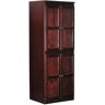 Concepts In Wood 72 in. Cherry Wood 5-shelf Standard Bookcase with Adjustable Shelves