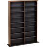 Prepac Cherry and Black Double Width Wall Storage