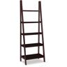 Linon Home Decor Craig Brown 25.25" x 16.5"D x 72"H 5-Shelf Bookshelf