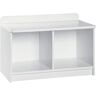 ClosetMaid KidSpace 24 in. W x 17 in. H White 2-Cube Bench Organizer