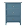 AndMakers Daniel 3-Drawer Teal Nightstand (25 in. H x 15 in. W x 19 in. D)