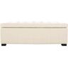 SAFAVIEH Angelina Off-White Storage Upholstered Entryway Bench