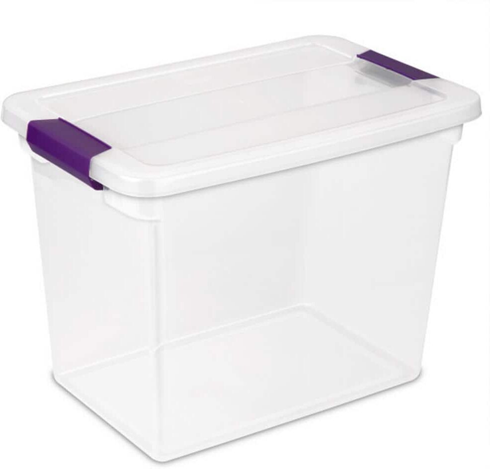 The Best Storage Containers for Organizing Your Space 55 Sterilite 27 Qt. ClearView Latch Box Storage Bin Container ( 6 Pack)
