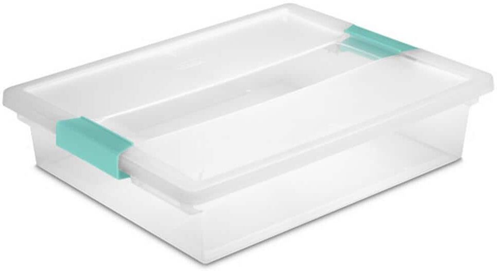 The Best Storage Containers for Organizing Your Space 27 Sterilite Large File Clip Box Storage Bin Container (12-Pack)