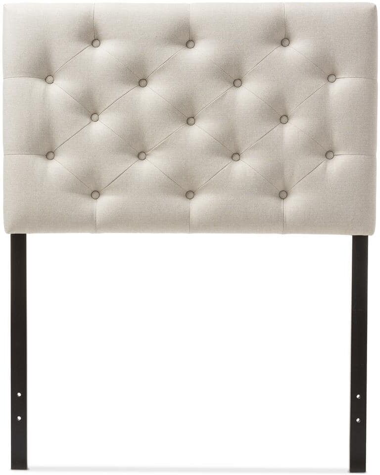 Baxton Studio Viviana Beige Queen Headboard