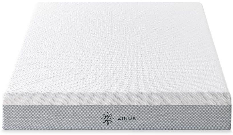 Zinus Queen Medium Smooth Top Ultra Cooling Gel 14 in. Memory Foam Mattress, Made in USA