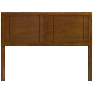 MODWAY Archie Walnut Twin Wood Headboard