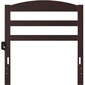 AFI Warren, Arched Horizontal Slat Wood Headboard, Twin, Espresso