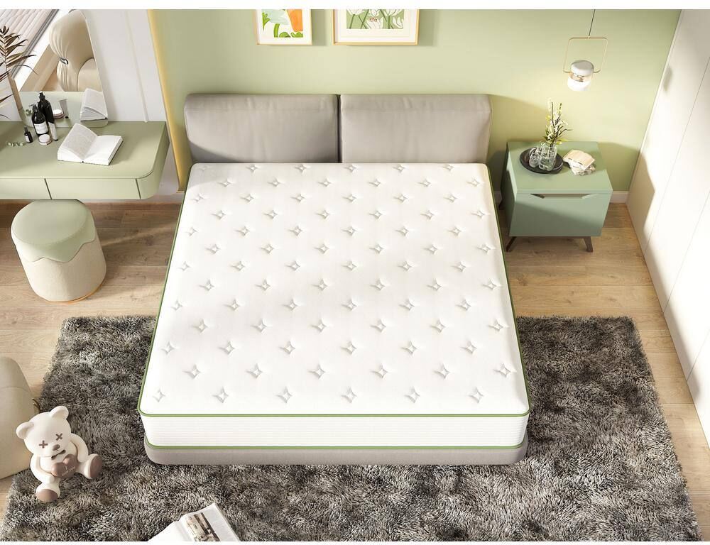 Babo Care TWIN Size Medium Comfort Level Gel Memory Foam 12 in. Bed -in-a-Box Mattress