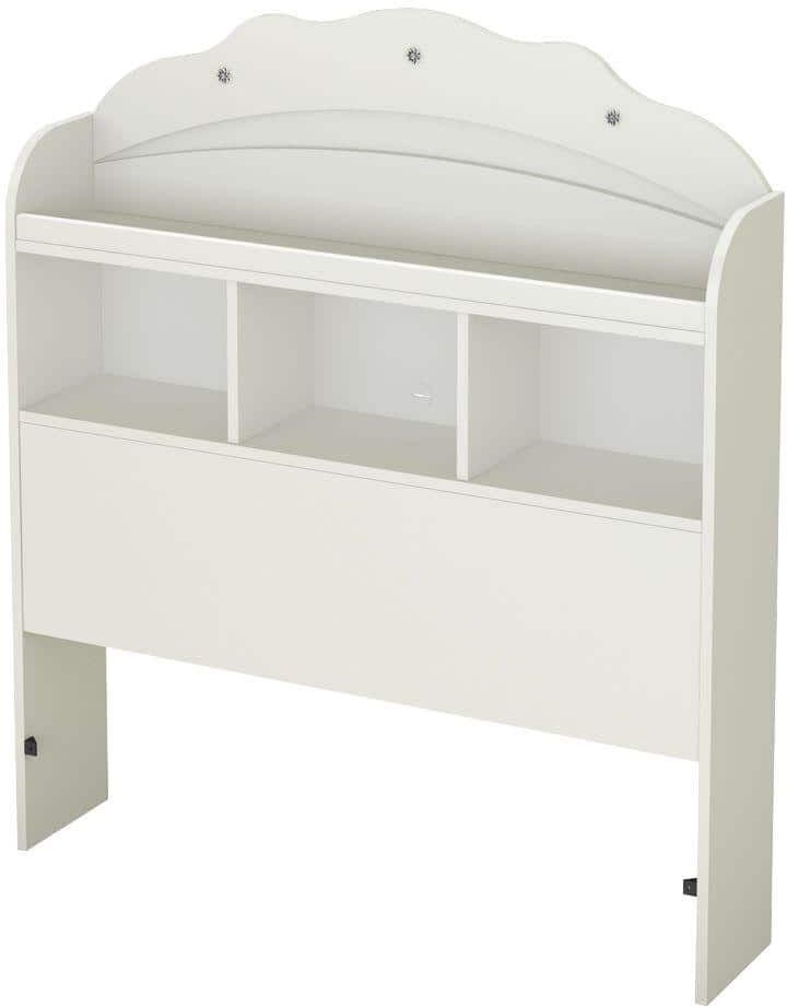 South Shore Tiara Pure White Twin Headboard