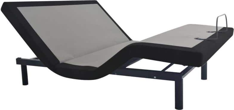 OMNE SLEEP OS2 Black/Grey California King Adjustable Bed Base With Head & Foot Position Adjustments