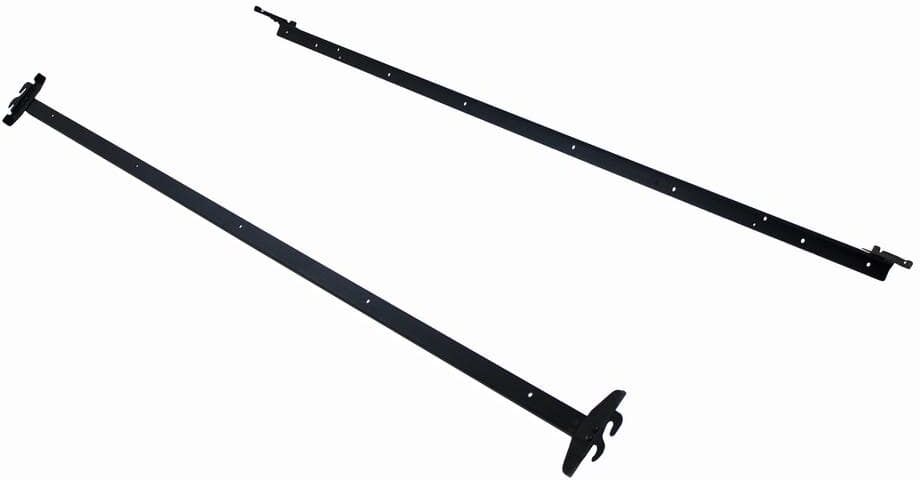 Hollywood Bed Frame Black Adjustable Bedframe Headboard Footboard Hook on Bed Rails